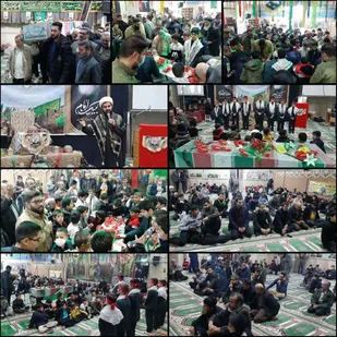 بزرگداشت سومین سالگرد شهادت حاج قاسم سلیمانی در محله سرچشمه پیشوا
