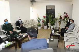 دیدار فرمانده سپاه کاشمر با رئیس دادگستری شهرستان در هفته قوه قضائیه