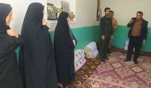 دیدار با خانواده معلم شهید عبدالرضا محمدی در خانمیرزا