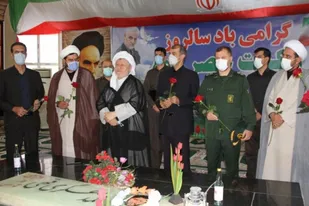 یادمان شهدای پاوه گلباران و عطرافشانی شد