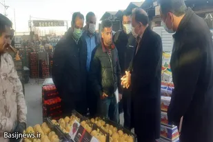 بازدید سرزده مدیرکل تعزیرات حکومتی از میدان مرکزی میوه وتره بار همدان