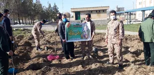کاشت ۵۰ عدد نهال به مناسبت روز درختکاری در روانسر