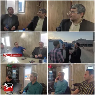 دیدار مسئول بسیج سازندگی سپاه استان با مدیرکل راه و شهرسازی شرق استان سمنان در شاهرود