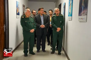 بازدید فرمانده سپاه انصارالرضا علیه&zwnj;السلام از رویداد سرافراز ایران۲ در بیرجند