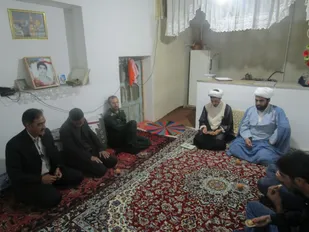 دیدار از خانواده شهید معراج آشوری