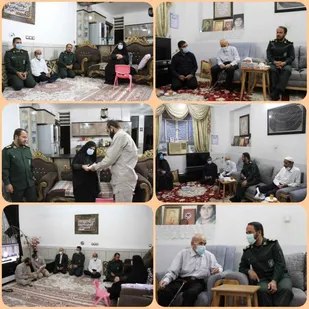 دیدار با خانواده شهدا به مناسبت هفته بسیج