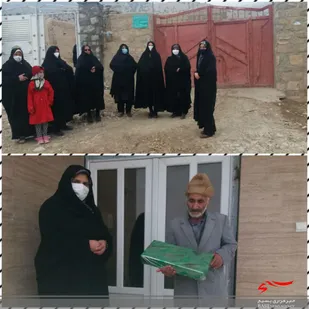 سرکشی از خانواده شهداء روستای اسپاخو مانه و سملقان