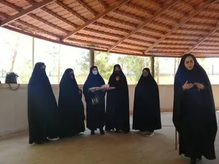 تقدیر خواهران بسیجی میبد از خانم دکتر میبدی