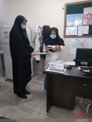 آیین تجلیل از پرستاران مرکز خدمات جامع سلامت شهید ترکیان در منطقه رجایی شهر برگزار شد