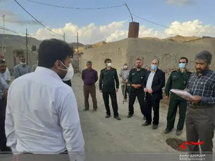 بازدید جانشین بنیاد تعاون کل سپاه از مناطق محروم شهرستان شیروان