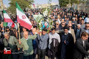 تشییع باشکوه پیکر شهید مدافع امنیت &laquo;سید محمدعلی موسوی&raquo; در دشتستان
