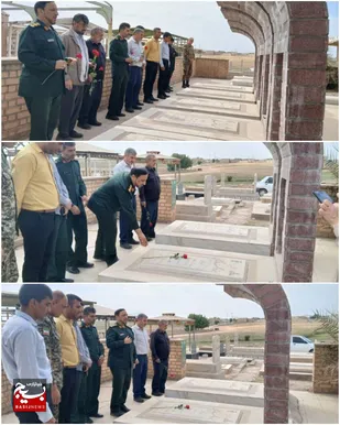 ادای احترام به دلاورمردان وطن&nbsp;
