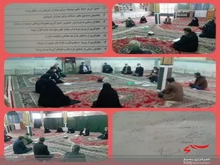 قرار گاه شهید سلیمانی حافظان سلامت حوزه امام سجاد(ع) و حوزه کوثر ناحیه مقاومت تیران و کرون