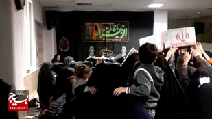 وداع بسیجیان&zwnj; با شهیدگمنام در قم