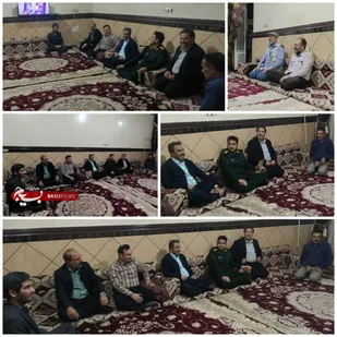 دیدار مسئول سازمان بسیج هنرمندان خوزستان با پیشکسوت تئاتر دشت آزادگان