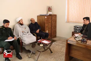 بازدید دبیر ستاد امر به معروف شهرستان نایین از اداره دامپزشکی شهرستان