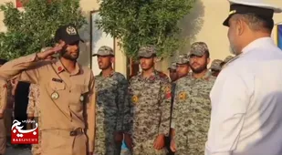 عروج شهادت گونه یکی از افسران نیروی دریایی ارتش در دریای عمان