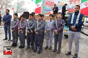 راهپیمایی ۲۲ بهمن در شهر چاپشلو شهرستان درگز به روایت تصویر