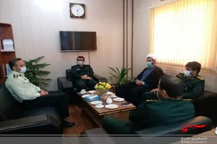 دیدار فرمانده سپاه عسلویه با فرمانده نیروی انتظامی شهرستان