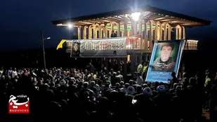 آیین استقبال از خانواده شهید گمنام