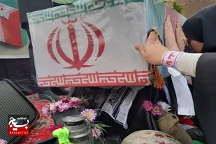 استقبال و تشییع باشکوه پیکر مطهر شهید گمنام در دانشگاه پیام نور همدان