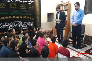 دیدار رئیس آموزش و پرورش تنگستان با بسیجیان حوزه روح الله اهرم
