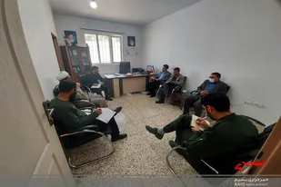 جلسه هماهنگی برنامه های هفته کارگر در سپاه ناحیه سرخه برگزار شد