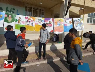 سیر نمایشگاهی فتنه تغلب در دبیرستان شهید دانش&zwnj;پژوه برگزار شد