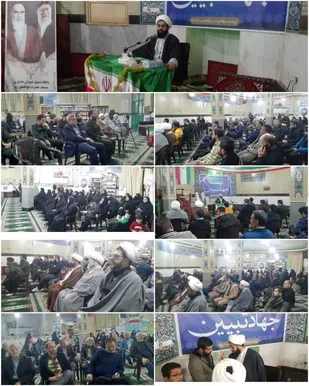 نشست نهضت جهاد تبیین در محله شهیدان بختیاری پیشوا