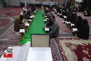 برگزاری محفل انس با قرآن یادبود سرباز قرآن در ملایر