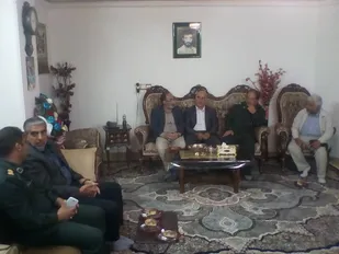 دیدار مسئولین بسیج فرهنگیان شاهرود با خانواده شهید+تصاویر