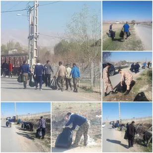 آغاز طرح جمع آوری پسماند همزمان با روز زمین پاک در شهرستان فیروزکوه