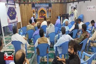 نشست جهاد تبیین در ناحیه مقاومت بسیج میرجاوه برگزار شد