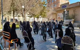 برگزاری مراسم آبروی محله، افتخار کوچه ها توسط حوزه حضرت فاطمه(س) ناحیه ایلام