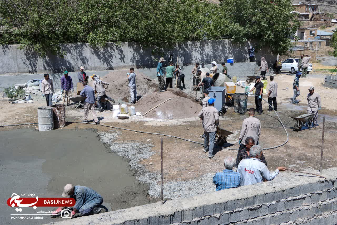 از برنامه‌های فرهنگی تا ساخت استخر؛ جهادگران اراک در روستای گوشه