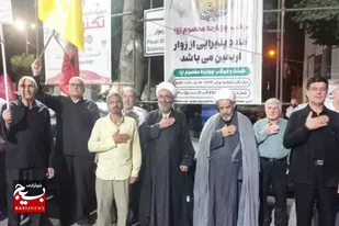 تجمع شبانه مردم انقلابی در شهرستان نهاوند برگزار شد