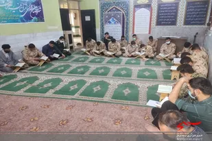 محفل انس با قرآن در سپاه ناحیه سرخه برگزار شد