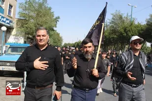 راهپیمایی عاشقان ثارالله(ع) در فراهان