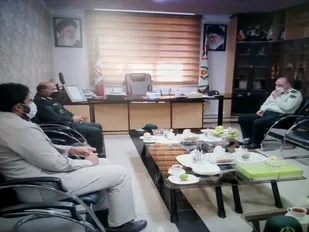 دیدار فرمانده تیپ ۱۲ قائم عج با فرمانده نیروی انتظامی استان سمنان
