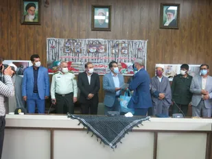 تجلیل از رزمندگان 8 سال دفاع مقدس در آوج