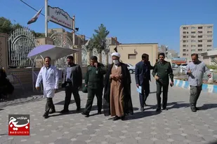 دیدار فرمانده سپاه ثارالله با رئیس بیمارستان فاطمه الزهرا به مناسبت روز پزشک