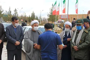 تقدیر از کادر بیمارستان شهدا قاین با حضور فرمانده سپاه انصار الرضا(ع)