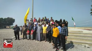 برگزاری اردوی راهیان نور توسط پایگاه شهدای گمنام کوه خضر نبی(ع) قم