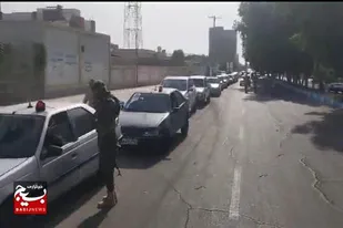 اعزام گشت&zwnj;های امنیتی به محلات توسط حوزه ثارالله شهری چابهار به مناسبت چهل&zwnj;وششمین سالگرد هفته بسیج