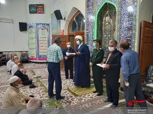 تقدیر از آزادگان عضو ستاد نماز جمعه شیروان با حضور فرمانده سپاه شیروان