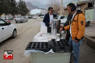 برپایی موکب پذیرایی نیمه شعبان در لردگان