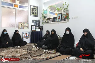تقدیر خادمان حرم حضرت معصومه(س) از خانواده شهید زاهدلویی