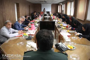 مراسم تجلیل از خبرنگاران حوزه استحفاظی ناحیه مرکزی یزد