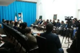 دیدارمسئولین بسیج قشرکارگری باآیت ا...فلاحتی ،امام جمعه و نمانده ولی فقیه در رشت