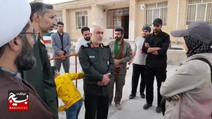 بازدید فرمانده سپاه انصار الرضا(علیه&zwnj;السلام) از گروه های جهادی دانشجویی مستقر در درمیان و زیرکوه